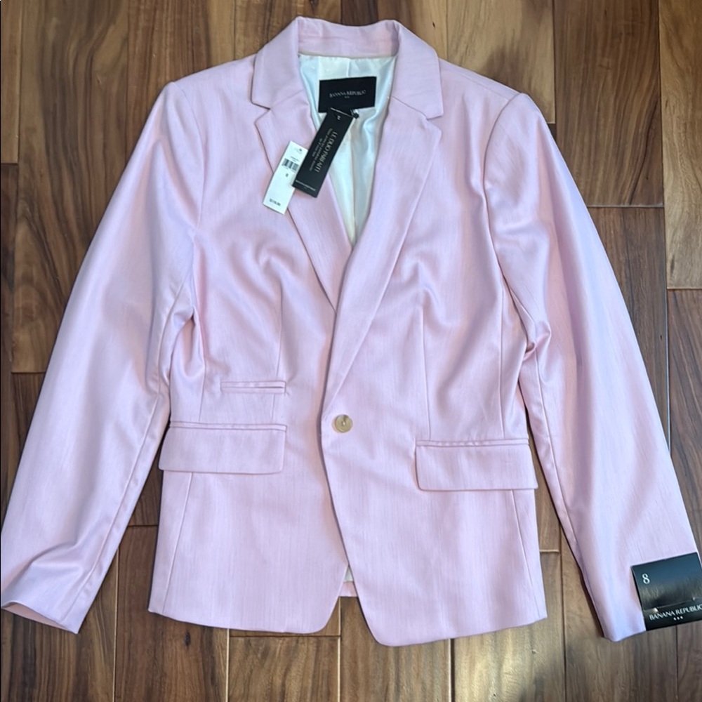 Banana Republic Pink Sport Coat Tailored Blazer